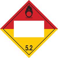 Organic Peroxide TDG Placard, Plastic Advanced Consulting and Training Ltd.