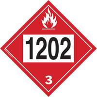 1202 Fuel Oil Flammable Liquid TDG Placard, Plastic Advanced Consulting and Training Ltd.