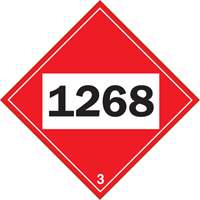 1268 Petroleum Distillates TDG Placard, Plastic Advanced Consulting and Training Ltd.