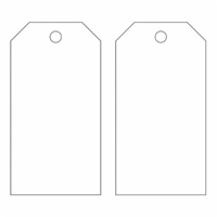 Blank Accident Prevention Tags, Metal, 3" W x 5-3/4" H Advanced Consulting and Training Ltd.