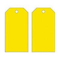 Blank Accident Prevention Tags, Metal, 3" W x 5-3/4" H Advanced Consulting and Training Ltd.