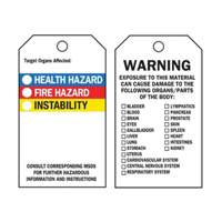 &eacute;tiquettes auto-plastifiantes du droit &agrave; l'information, Polyester, 3" la x 5-3/4" h, Anglais Advanced Consulting and Training Ltd.