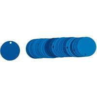 &eacute;tiquettes rondes vierges pour vannes, Aluminium, 2" dia. Advanced Consulting and Training Ltd.