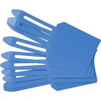 Blank Plastic Lock-On Tags, Plastic, 3-1/4" W x 5-4/5" H, Blank Advanced Consulting and Training Ltd.