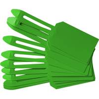 Blank Plastic Lock-On Tags, Plastic, 3-1/4" W x 5-4/5" H, Blank Advanced Consulting and Training Ltd.