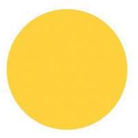 &eacute;tiquettes rondes inscriptibles, Cercle, 1,5" lo x 1,5" la, Jaune Advanced Consulting and Training Ltd.