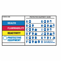 Protective Equipment Labels, Polyester, Sheet, 5" L x 3" W Advanced Consulting and Training Ltd.