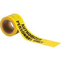 Ruban pour barricade, Anglais, 3" la x 200' lo, 3 mils, Noir sur jaune Advanced Consulting and Training Ltd.
