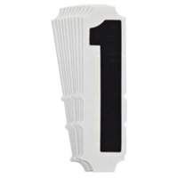 Quick-Align&reg; Individual Gothic Number and Letter Labels, 1, 4" H, Black Advanced Consulting and Training Ltd.