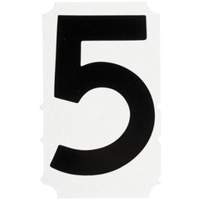 Quick-Align&reg; Individual Gothic Number and Letter Labels, 5, 4" H, Black Advanced Consulting and Training Ltd.