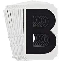Quick-Align&reg; Individual Gothic Number and Letter Labels, B, 4" H, Black Advanced Consulting and Training Ltd.