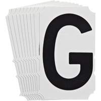 Quick-Align&reg; Individual Gothic Number and Letter Labels, G, 4" H, Black Advanced Consulting and Training Ltd.