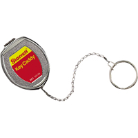 Porte-cl&eacute;s autor&eacute;tractable Key Caddy, Acier inoxydable, C&acirc;ble 21", Fixation Agrafe de ceinture Advanced Consulting and Training Ltd.