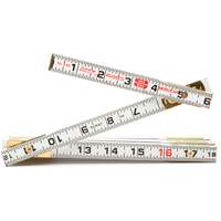 R&egrave;gle de maçon Red End, 6' lo, Bois, Graduations de 1/16" Advanced Consulting and Training Ltd.