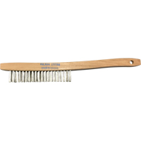 Brosses de nettoyage &agrave; manche recourb&eacute;, Acier inoxydable, 3 x 19 rangs de fils, Longueur 14" Advanced Consulting and Training Ltd.
