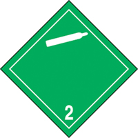 TDG Shipping Labels, Class 2.2, Non-Flammable & Non-Toxic Gases, Paper Advanced Consulting and Training Ltd.