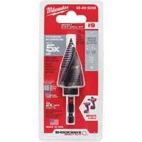 Foret &eacute;tag&eacute; #9 Shockwave Impact Duty, 7/8" - 1-1/8", Incr&eacute;ments de 1/4", Titane Advanced Consulting and Training Ltd.