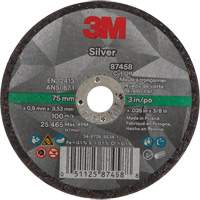 Meule &agrave; tronçonner Silver, 3" x 0,04", Arbre de 3/8"-24, Type 1, C&eacute;ramique, 25645 Tr/min Advanced Consulting and Training Ltd.