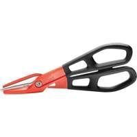 13" Serrated Aluminum Tinner Snip with Dipped Handle, 3" Cut Length, Straight Cut Advanced Consulting and Training Ltd.