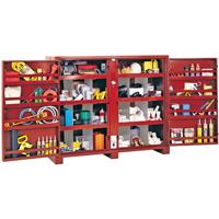 Armoire &agrave; tablettes Jobsite, Acier, 49 pi³, Rouge Advanced Consulting and Training Ltd.