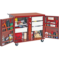 Rolling Work Bench, 43-7/8" W x 38-1/2" H x 26-7/8" D, 21.7 Cubic Feet Capacity Advanced Consulting and Training Ltd.
