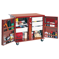 Rolling Work Bench, 49-7/8" W x 40-5/8" H x 26-7/8" D, 24.6 Cubic Feet Capacity Advanced Consulting and Training Ltd.