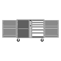 Rolling Work Bench, 49-7/8" W x 40-5/8" H x 26-7/8" D, 24.6 Cubic Feet Capacity Advanced Consulting and Training Ltd.