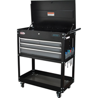 Chariot utilitaire, 4 tiroirs, 18" lo x 33" la x 39" h, Noir Advanced Consulting and Training Ltd.