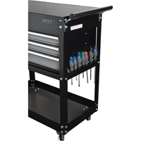 Chariot utilitaire, 4 tiroirs, 18" lo x 33" la x 39" h, Noir Advanced Consulting and Training Ltd.