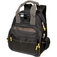 Techgear 53-Pocket Tool Backpack, 16" L x 13-1/4" W, Black, Polyester Advanced Consulting and Training Ltd.