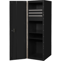 Armoire lat&eacute;rale s&eacute;rie RX, 3 tiroirs, 19" la x 25" p x 61" h, Noir Advanced Consulting and Training Ltd.