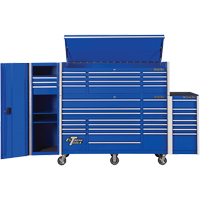 Armoire lat&eacute;rale s&eacute;rie RX, 3 tiroirs, 19" la x 25" p x 61" h, Bleu Advanced Consulting and Training Ltd.