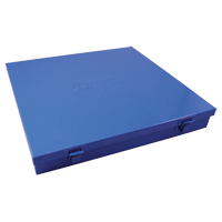 Slim Metal Box, 12" D x 11-1/2" W x 1-3/4" H, Blue Advanced Consulting and Training Ltd.