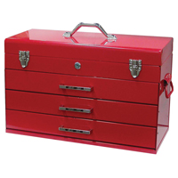 Tool Box, 9-3/5" D x 21-3/10" W x 14-1/2" H, Red Advanced Consulting and Training Ltd.