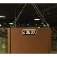 Field Office Jobsite Box, 33" W x 63" D x 80" H, Steel, Red Advanced Consulting and Training Ltd.