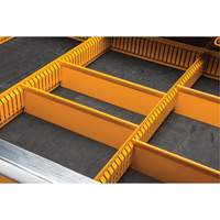 Powered Tool Cart, 11 Drawers, 42-1/2" W x 24-7/16" D x 41" H, Black/Orange Advanced Consulting and Training Ltd.