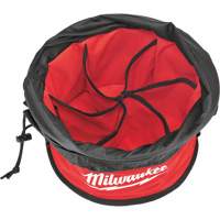 Sac range-tout style parachute, 11-4/5" lo x 11-4/5" la x 11" h, Nylon, Noir/Rouge Advanced Consulting and Training Ltd.