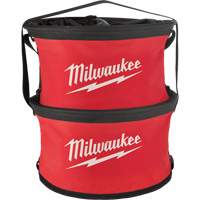 Sac range-tout style parachute, 11-4/5" lo x 11-4/5" la x 11" h, Nylon, Noir/Rouge Advanced Consulting and Training Ltd.