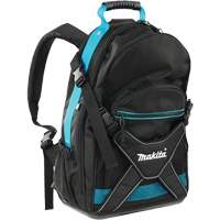 Jobsite Backpack, 9-1/2" L x 15" W, Black/Blue, Polyester Advanced Consulting and Training Ltd.