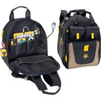 E-Charge Back Pack, 15" L x 10-1/2" W, Black, Polyester Advanced Consulting and Training Ltd.