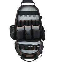 Arsenal&reg; 5843 Tool Backpack, 13-1/2" L x 8-1/2" W, Black, Polyester Advanced Consulting and Training Ltd.