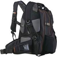 Arsenal&reg; 5843 Tool Backpack, 13-1/2" L x 8-1/2" W, Black, Polyester Advanced Consulting and Training Ltd.
