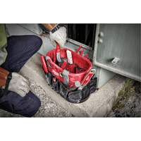 Sac ovale utilitaire, Nylon balistique, 24 pochettes, Noir/Rouge Advanced Consulting and Training Ltd.