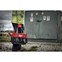 Sac ovale utilitaire, Nylon balistique, 24 pochettes, Noir/Rouge Advanced Consulting and Training Ltd.