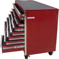 Chariot &agrave; outils industriel, 12 tiroirs, 56" la x 24-1/2" p x 38-1/8" h, Rouge Advanced Consulting and Training Ltd.