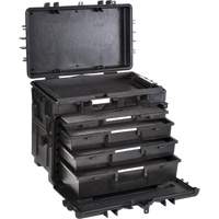 Mobile Tool Chest With Drawers, 4 Drawers, 22-4/5" W x 15" D x 18" H, Black Advanced Consulting and Training Ltd.