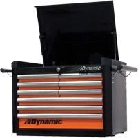 Coffre sup&eacute;rieur, 28" la, 9 tiroirs, Noir/Orange Advanced Consulting and Training Ltd.
