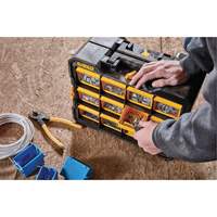 Organisateur Flip-Bin, 3-7/8" la x 17-3/4" p x 13-7/8" h, Noir/Jaune Advanced Consulting and Training Ltd.