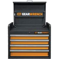 GSX Series Tool Chest, 26" W, 4 Drawers, Black/Orange Advanced Consulting and Training Ltd.