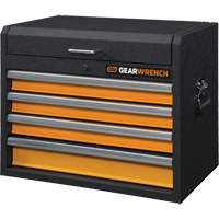 GSX Series Tool Chest, 26" W, 4 Drawers, Black/Orange Advanced Consulting and Training Ltd.